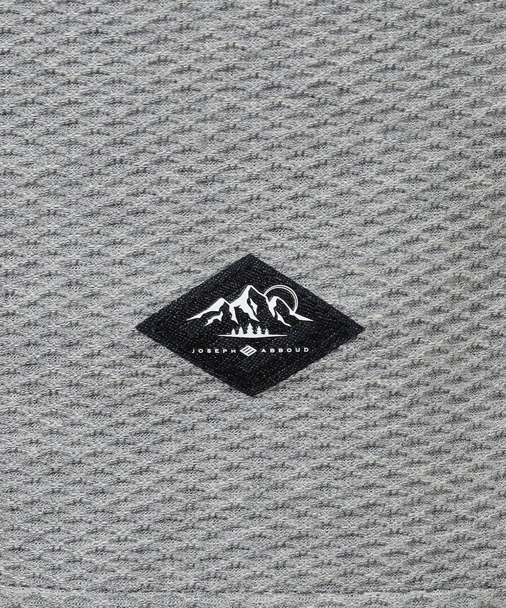 JOSEPH ABBOUD MOUNTAIN 【MADE IN JAPAN/吸水速乾】ダイヤモンドワッフル アウトドア Tシャツ 