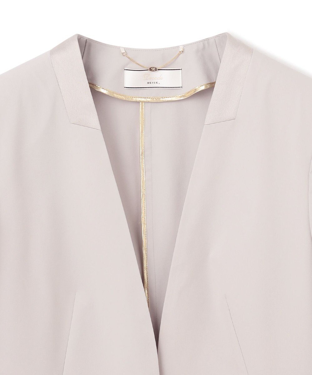 BEIGE， AUDREY / ノーカラージャケット 