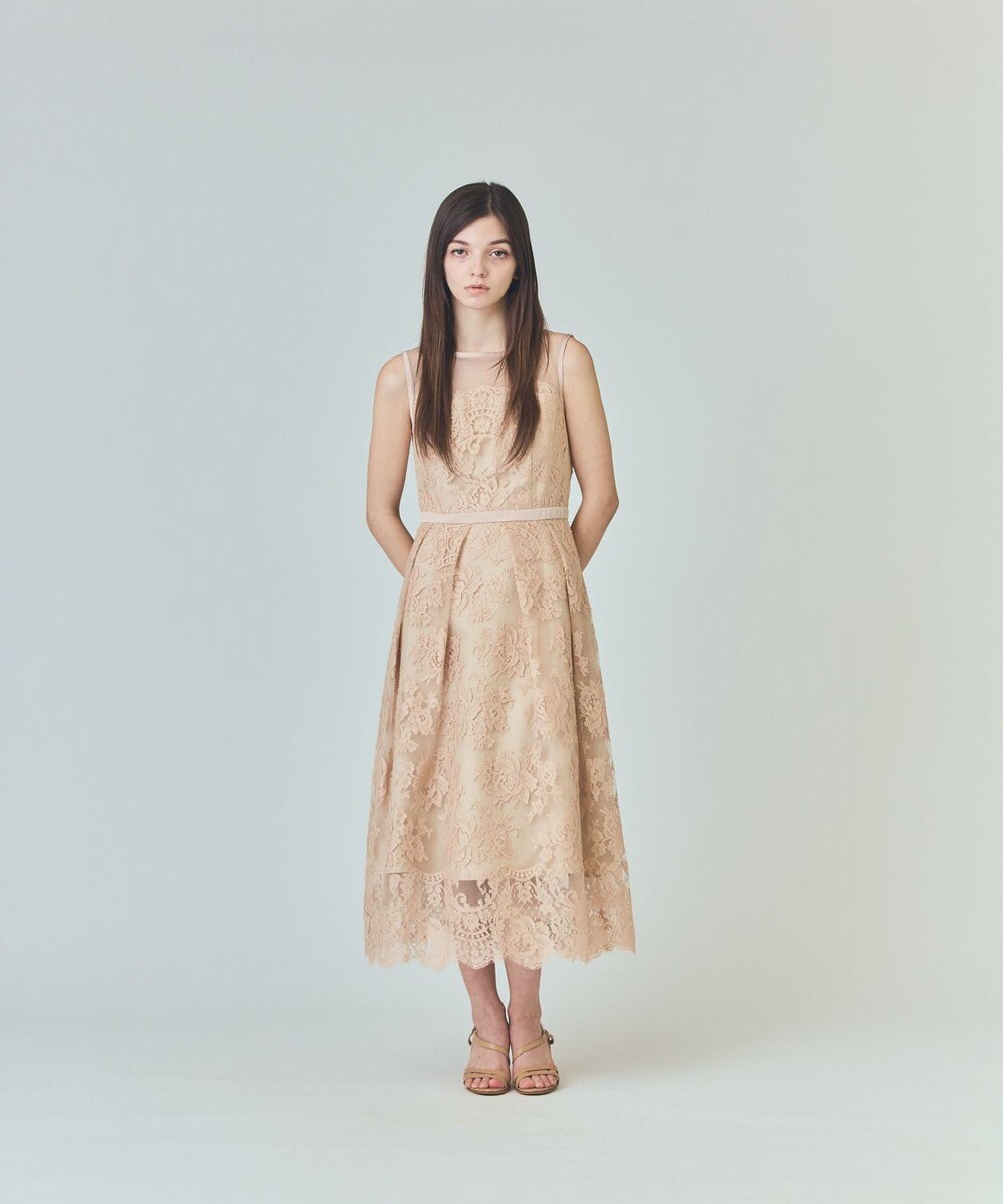 GRACE CONTINENTAL リバーレースドレス 