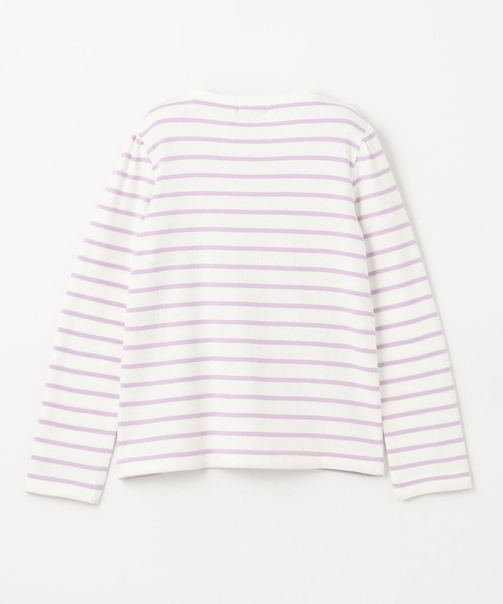 ANY KIDS リボン×ボーダー長袖Tシャツ 