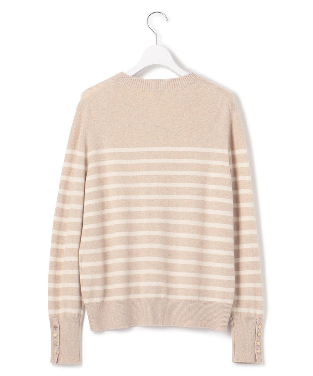 23区 S 【洗える】ピュアカシミヤ ボーダー ニット 