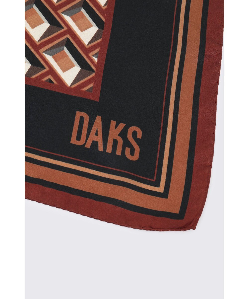 DAKS シルクスクエアスカーフ 