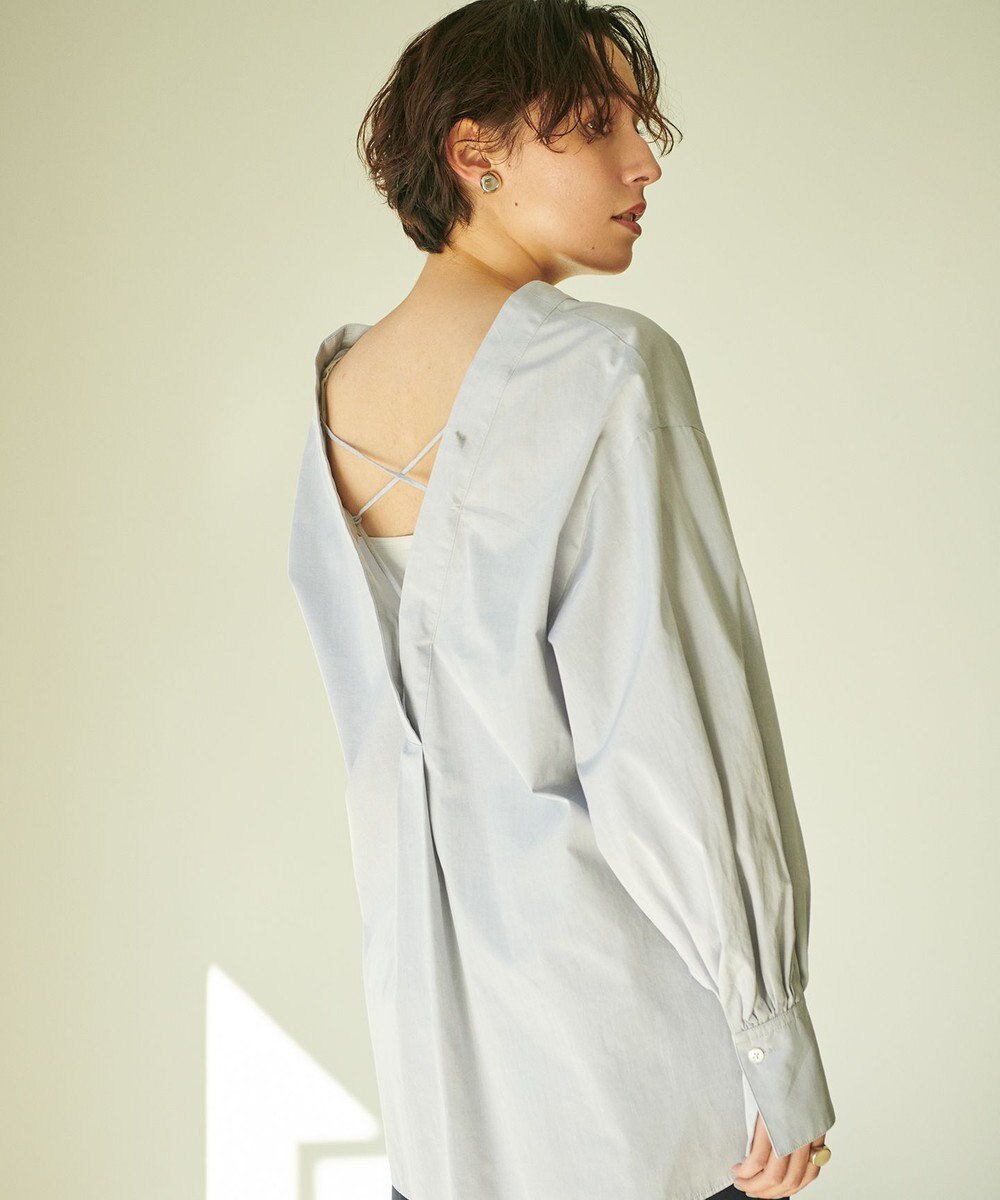 #Newans 【ANSWER for ヘルシーカジュアル】クロスリボンシャツ 