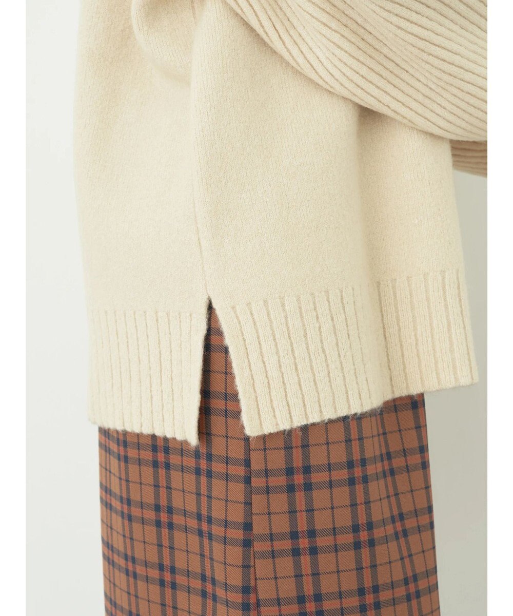 earth music&ecology 袖ボタンニットプルオーバー 