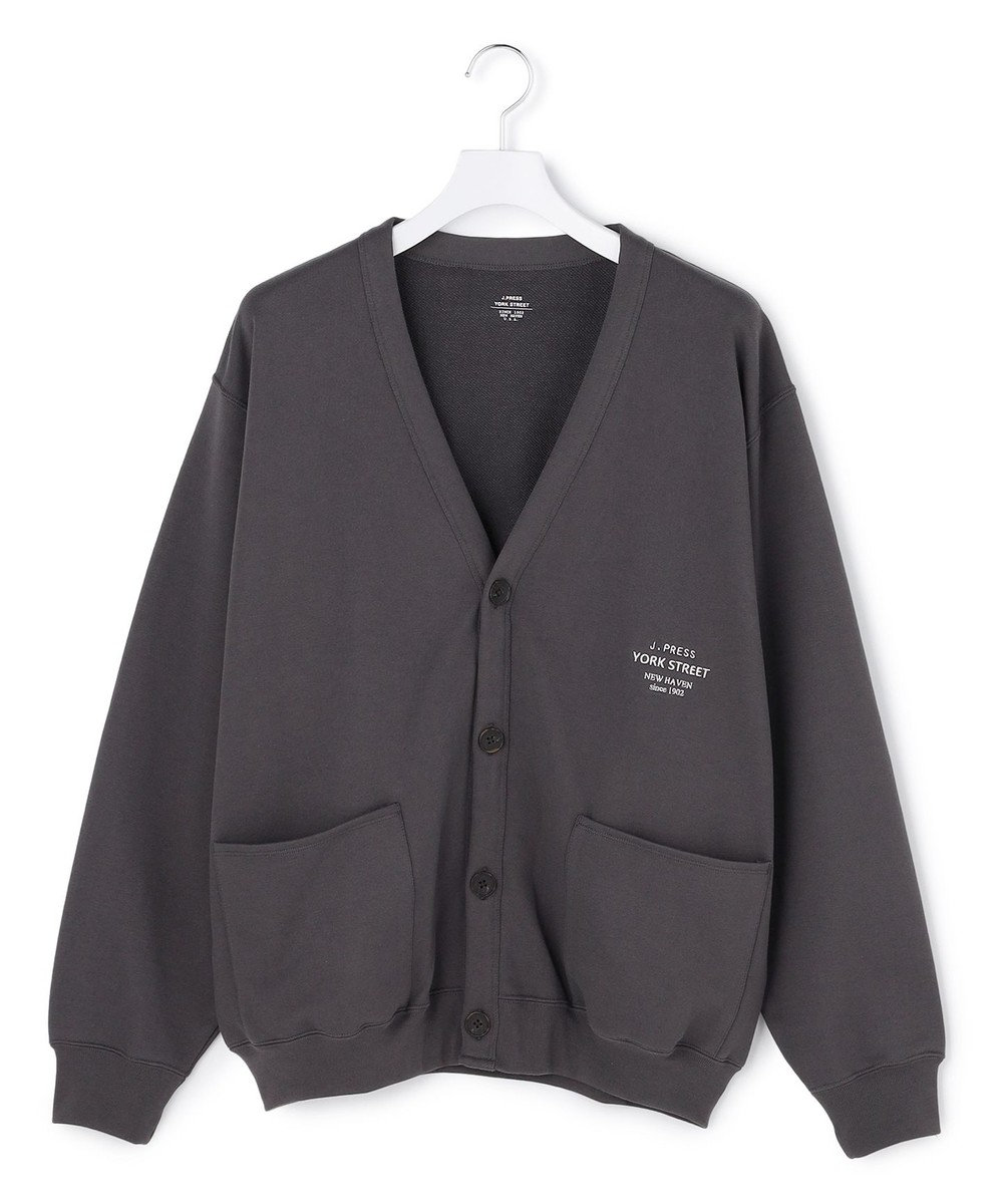 J.PRESS YORK STREET 【UNISEX】裏毛スウェット カーディガン 