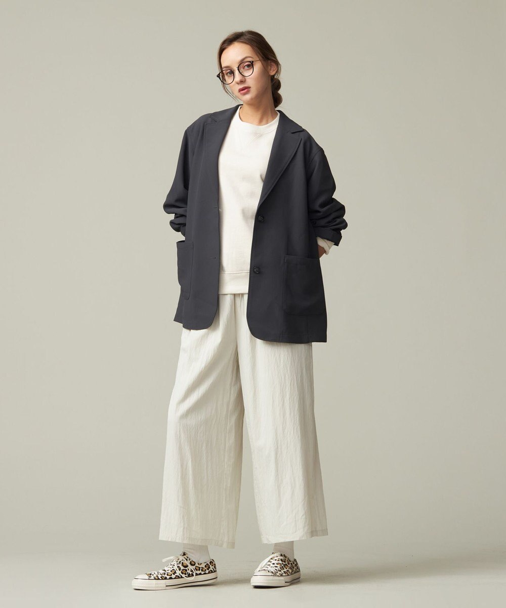 J.PRESS YORK STREET 【WOMEN】リラックスワイドパンツ 