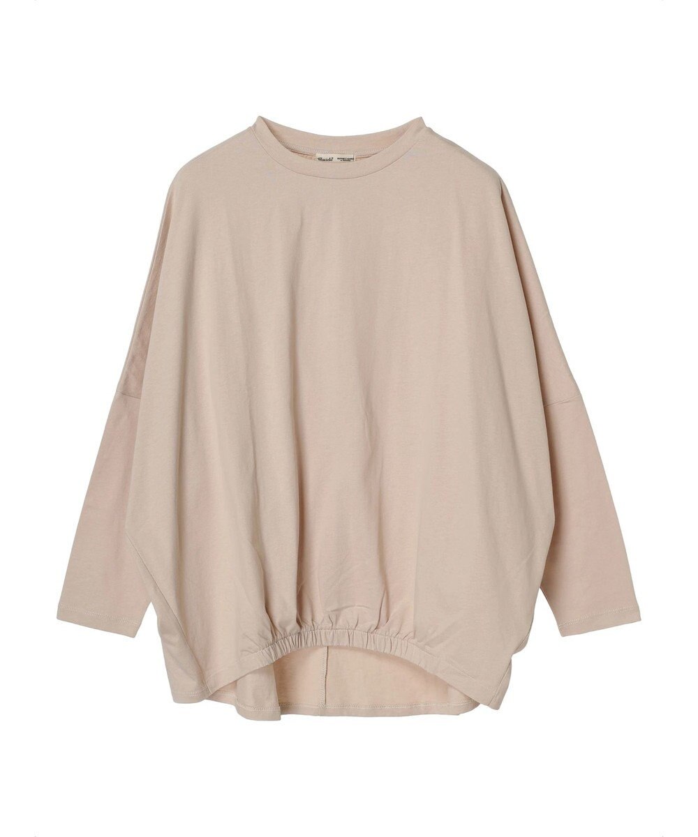 CRAFT STANDARD BOUTIQUE シルケット天竺　フロントギャザーＢＩＧ　Ｔｅｅ　Ｌ／Ｓ 