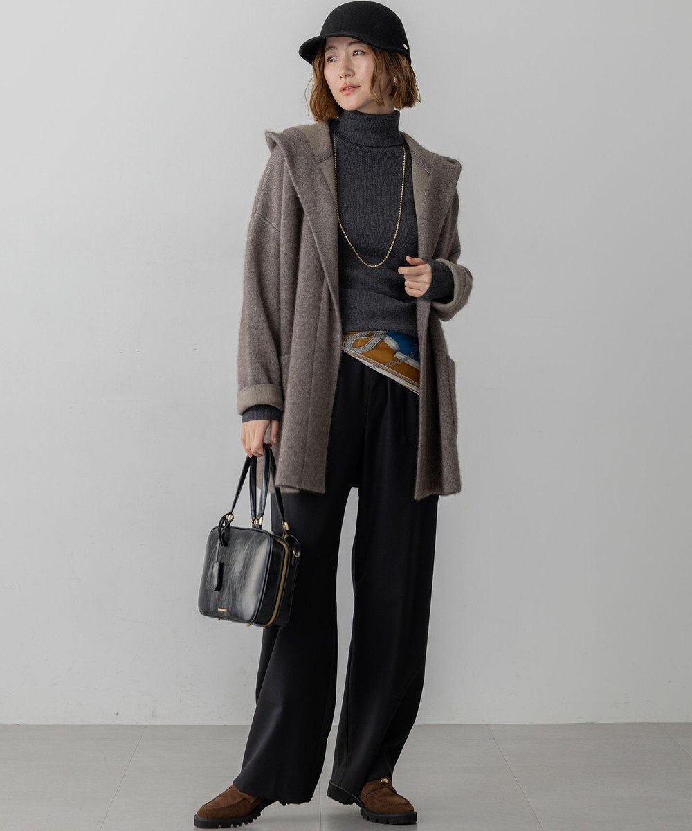 23区 S 【滝沢眞規子さん着用/WEB限定カラーあり】ウーステッドウール リブタートル ニット 