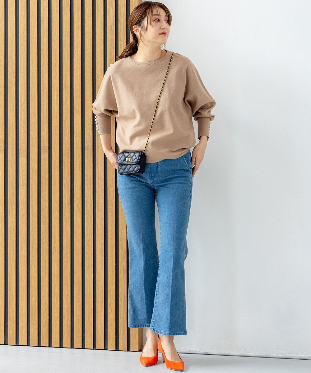 組曲 L 【洗える・6色展開】Elenaドルマンニット プルオーバー 