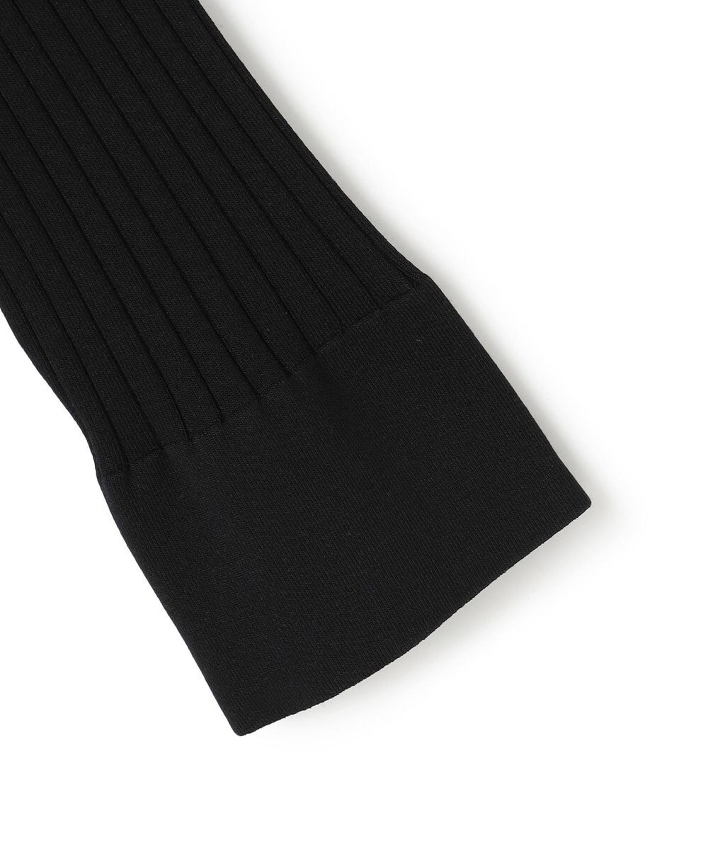 ICB 【洗える】シルクヴィスコースハイゲージ ジップアップカーディガン 