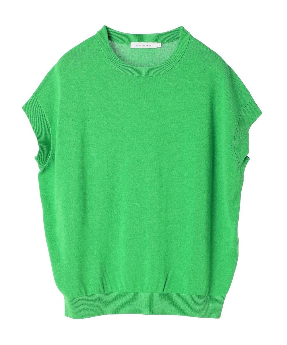 AMERICAN HOLIC フレンチスリーブニットプルオーバー 
