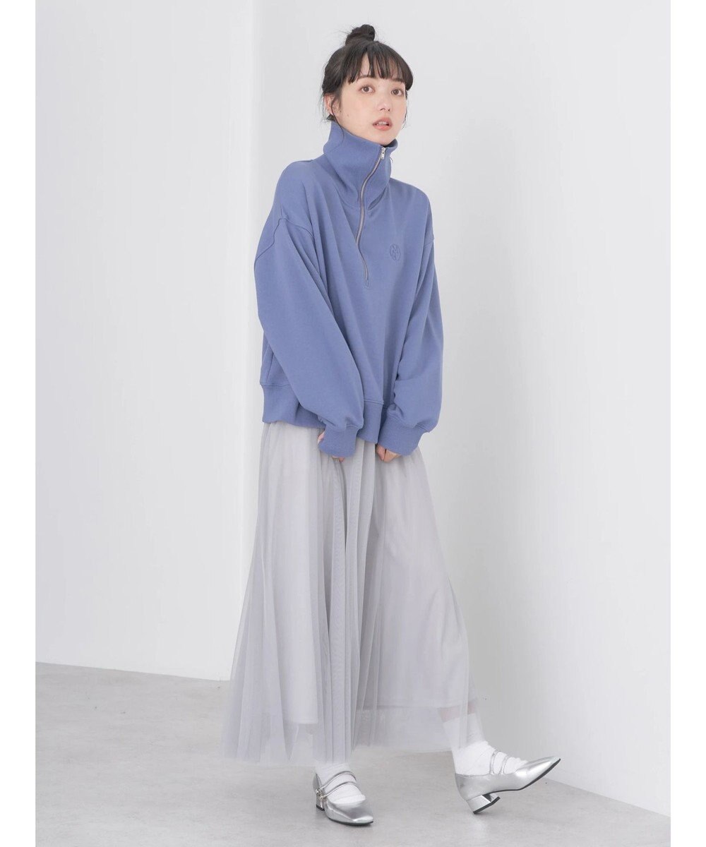 earth music&ecology ハーフＺＩＰスウェット 