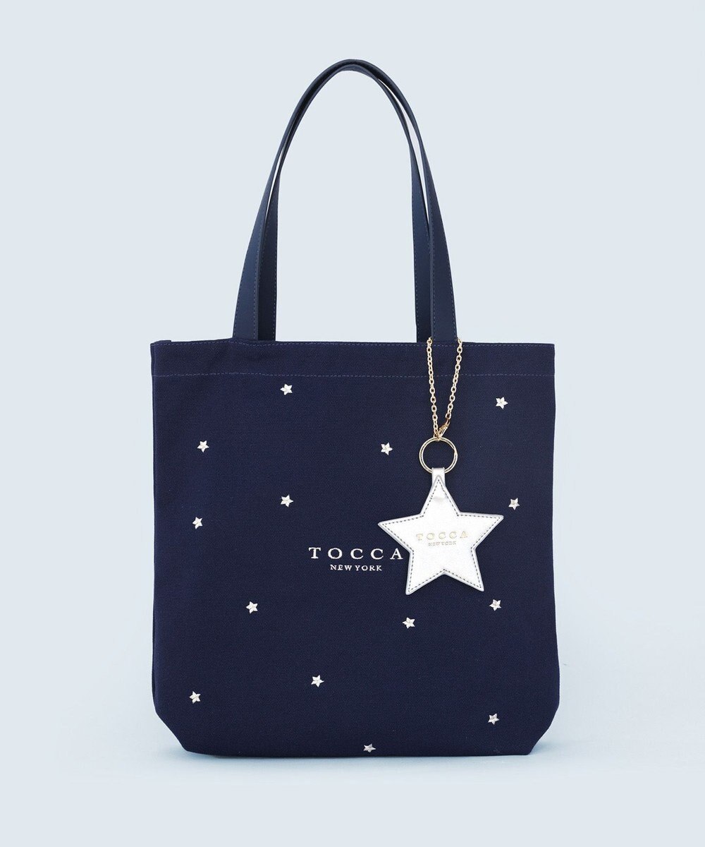 TOCCA 【chayさん着用】【WEB＆一部店舗限定・A4サイズ対応】LUCKY TWINKLE CANVASTOTE キャンバストートバッグ 