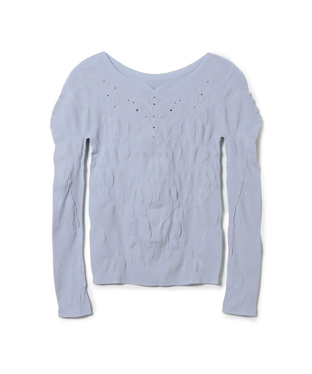 Chacott 【ノーソーイングニット】クリスタルバレリーナネックニット 