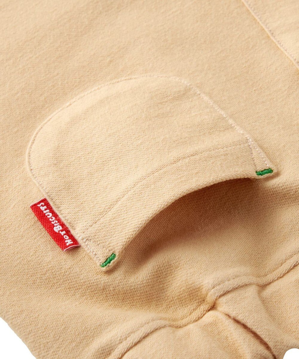 MIKI HOUSE HOT BISCUITS 【80-120cm】 パステルロゴ ストレッチパンツ 