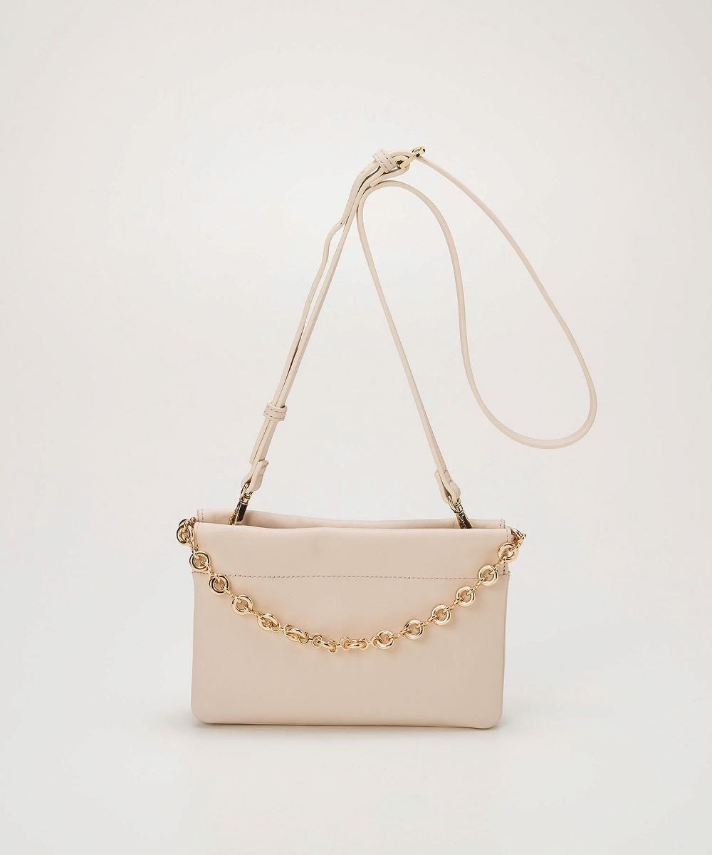 TOPKAPI 【TREASURE TOPKAPI】スムース レザー チェーン付き スワローマチ ミニ ショルダー バッグ 