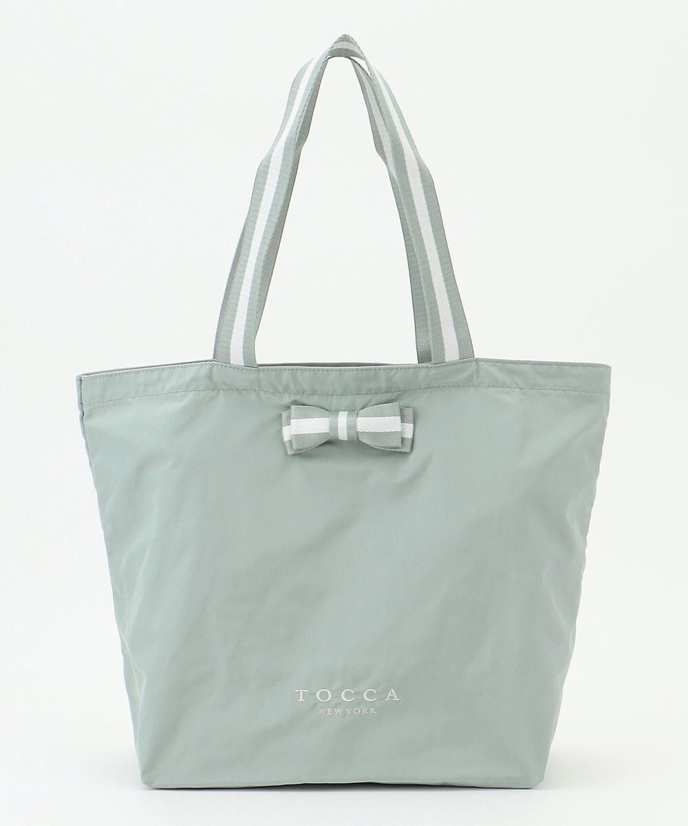 TOCCA 【WEB限定・A4サイズ対応】BICOLOR RIBBON ECOBAG エコバッグ 