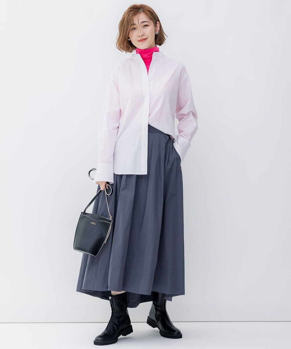 23区 L 【洗える】ライトメモリーウェザー フレアスカート 