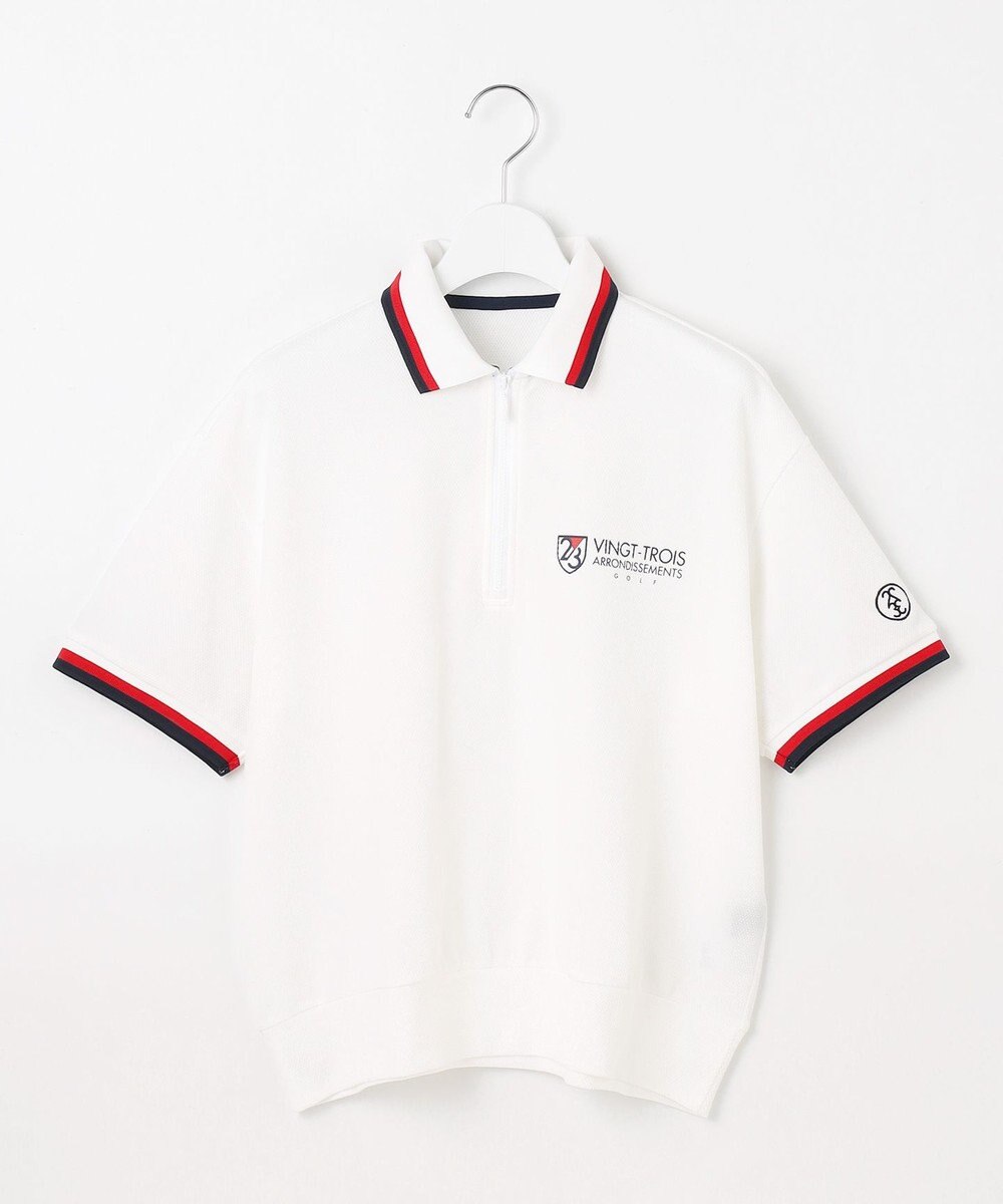 23区GOLF 【WOMEN】ゆったりシルエット 半袖ゴルフポロシャツ 