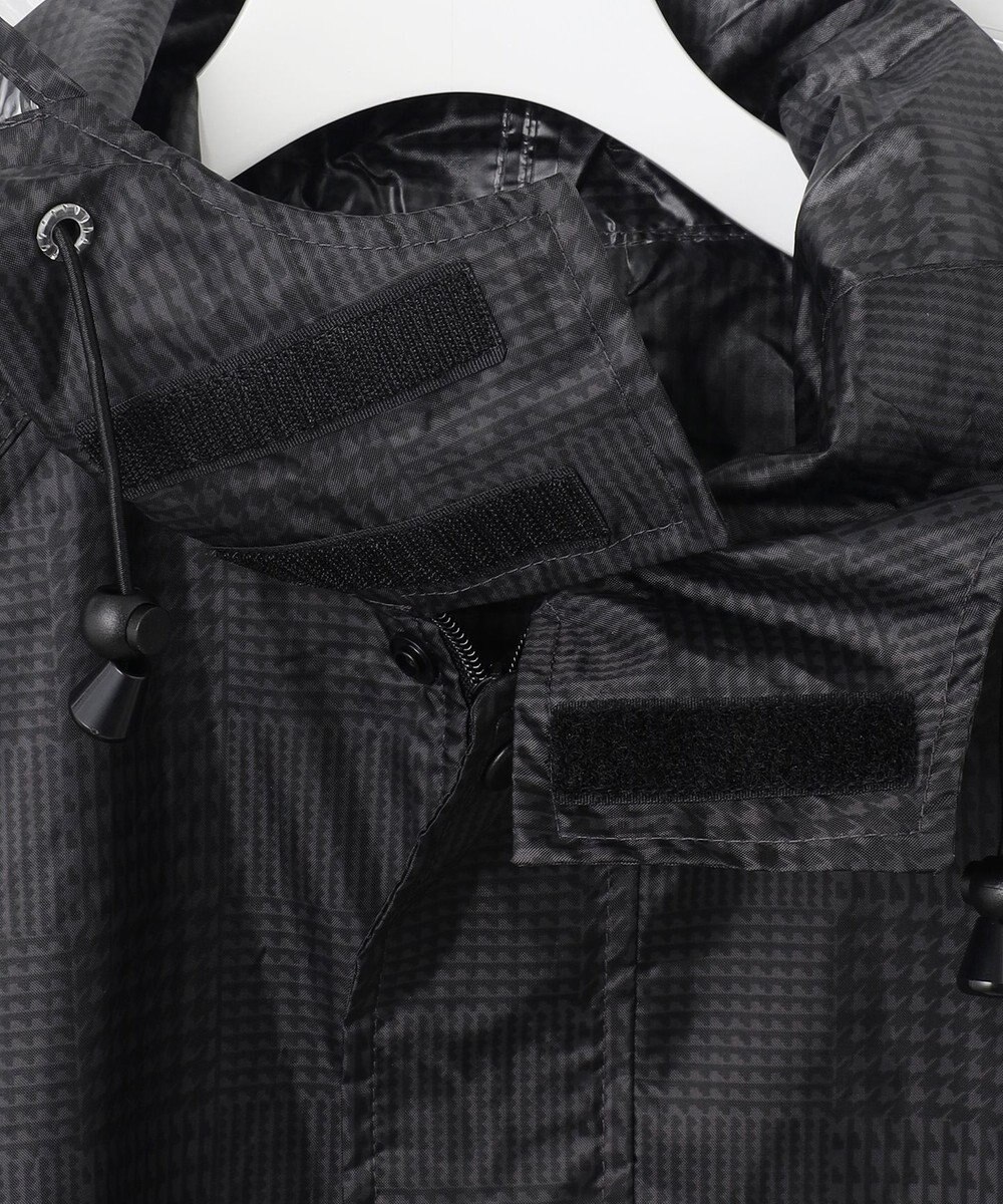 MOONBAT FLAT PURE レインコート チェック柄 リュック対応 ユニセックス 収納袋付き 