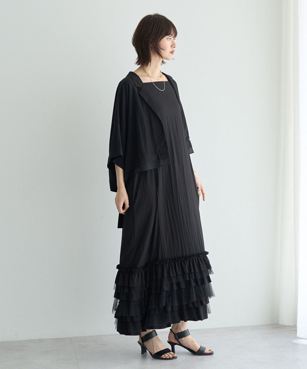 YECCA VECCA ラッフルキャミワンピース 