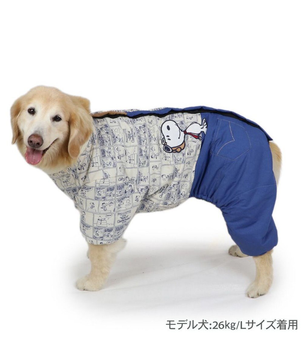 PET PARADISE スヌーピー 遠赤外線 フライングエース 綿入りエアオール 中型犬 大型犬 