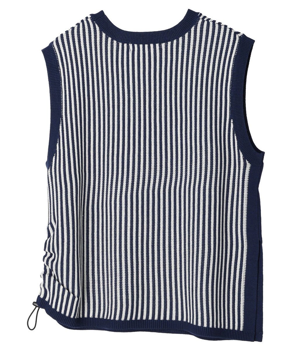Green Parks ストライプドロストベスト 