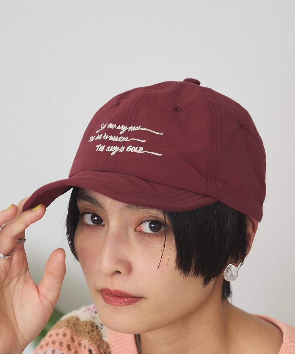 AMERICAN HOLIC 【マルチ機能】折りたたみ手描き刺繍キャップ 