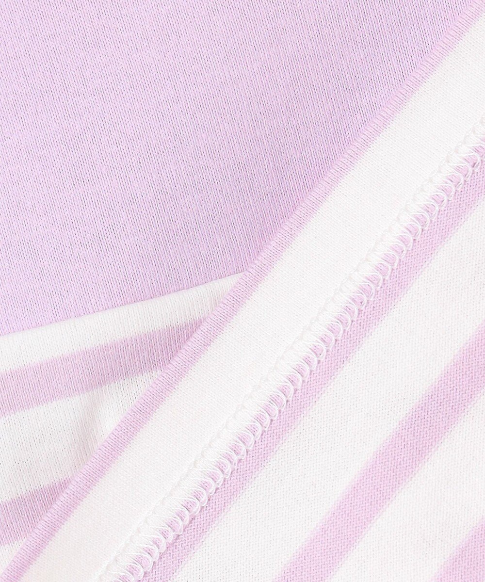 組曲 KIDS 【150-160㎝】リボンボーダー Tシャツ 