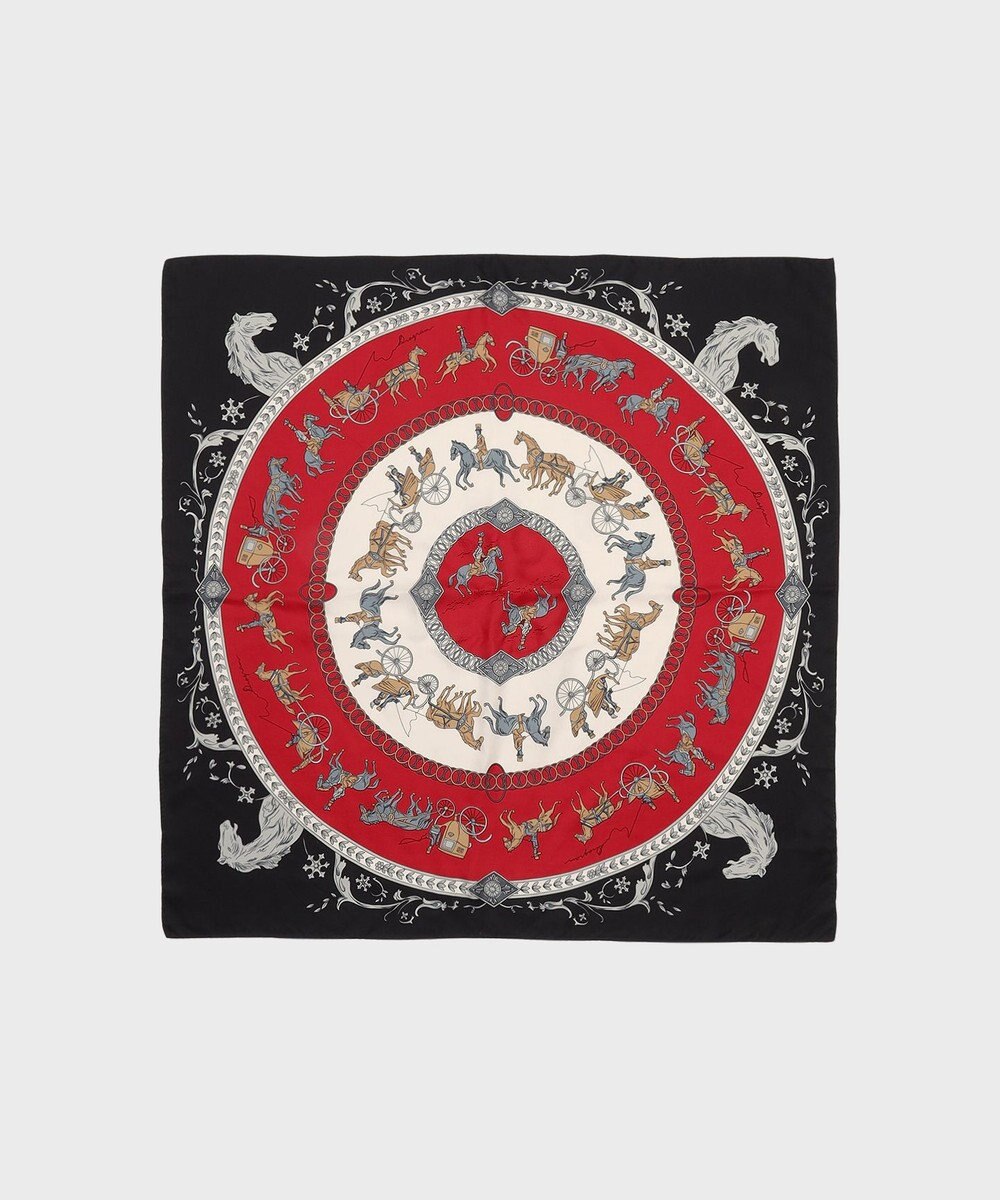 GRACE CONTINENTAL ホースプリントスカーフ 