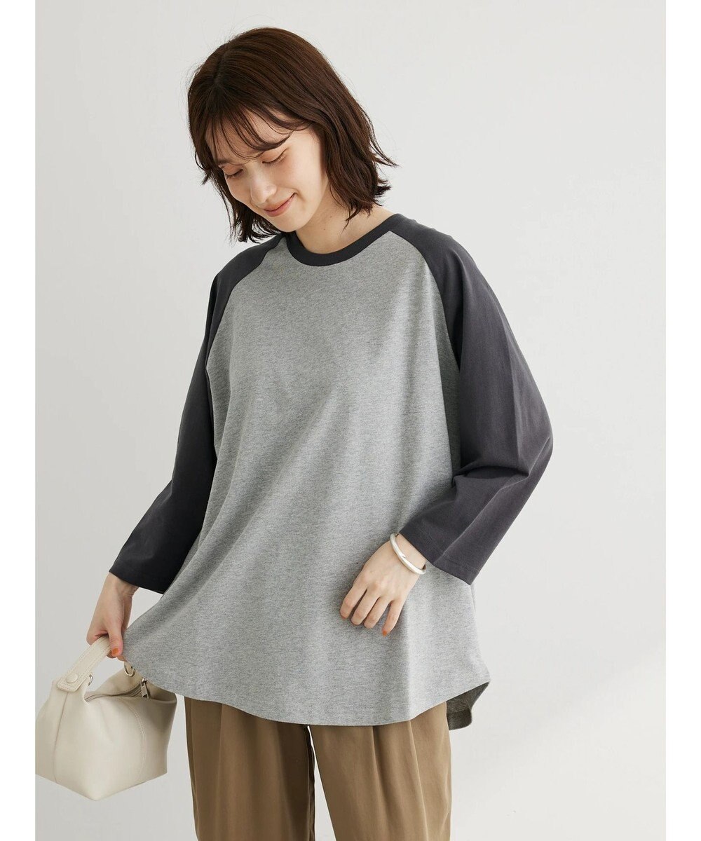 Green Parks ・Ｄｏｕｂｌｅ　Ｆｌａｇｓ　ラグラン７分袖Ｔシャツ 