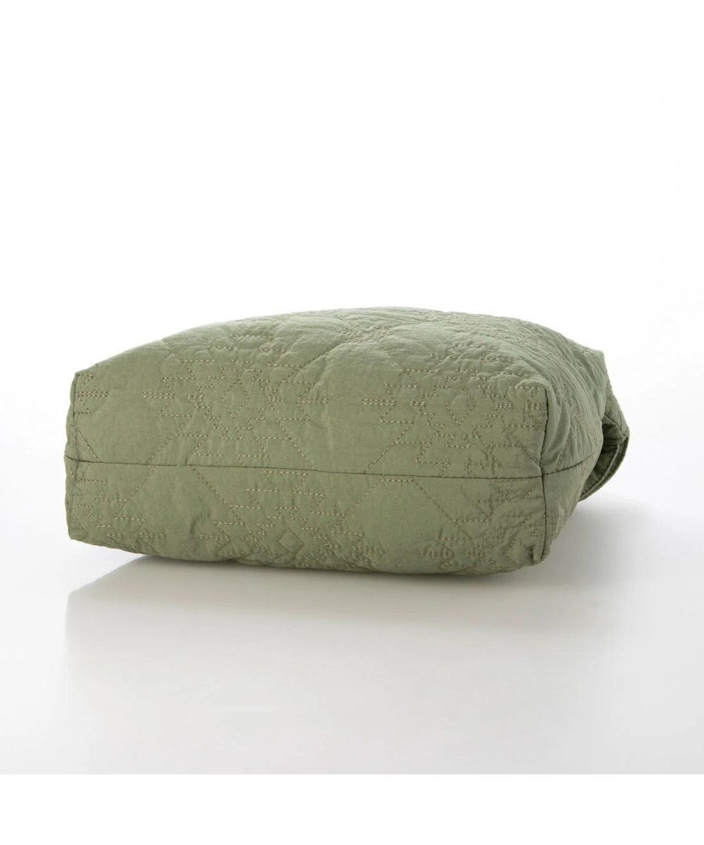 UNBILLION カシュカシュ cachecache / オルテガ柄キルト肩入れトートバッグ 