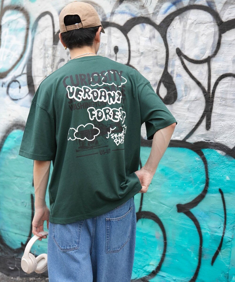 WEGO 【ユニセックス着用ITEM/2点SET】アクセ付きグラフィックアンサンブルT（LS） 