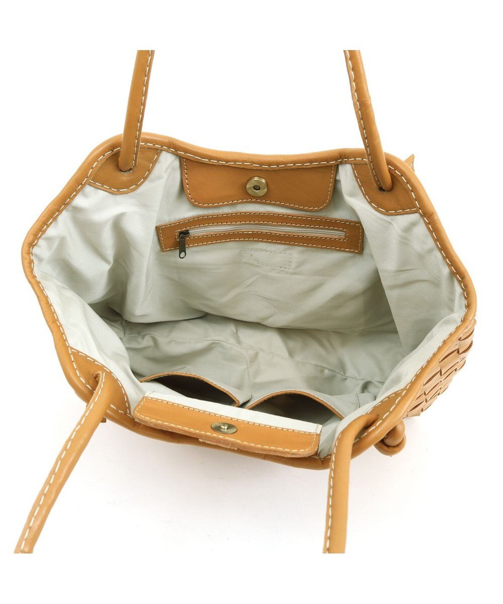 UNBILLION 【訳あり商品】 牛革レザーメッシュトートL 