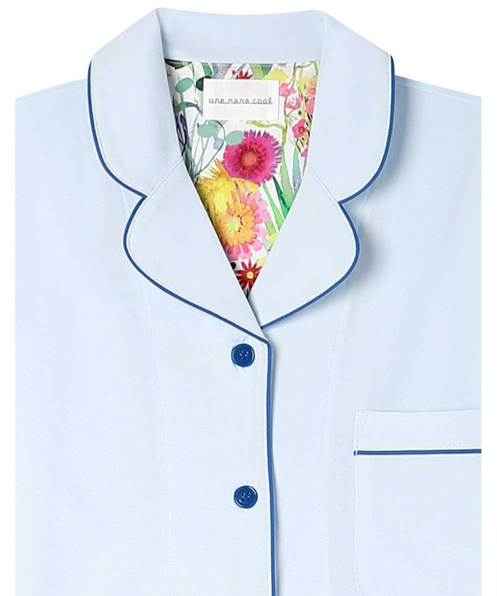 une nana cool 【綿混】両染ジャージ半袖パジャマ MADE WITH LIBERTY FABRIC 