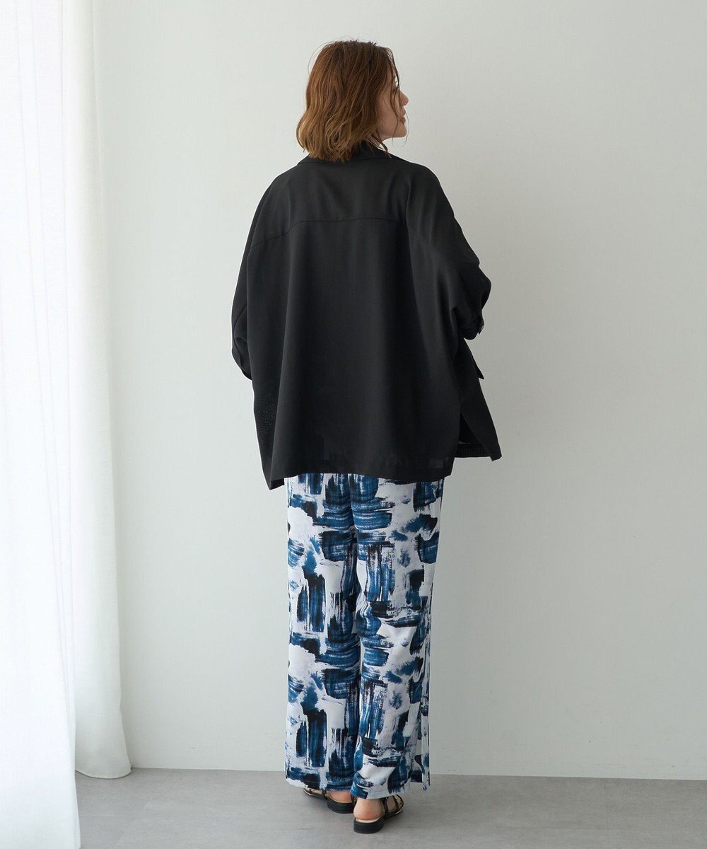 YECCA VECCA アブストラクト柄ワイドパンツ 