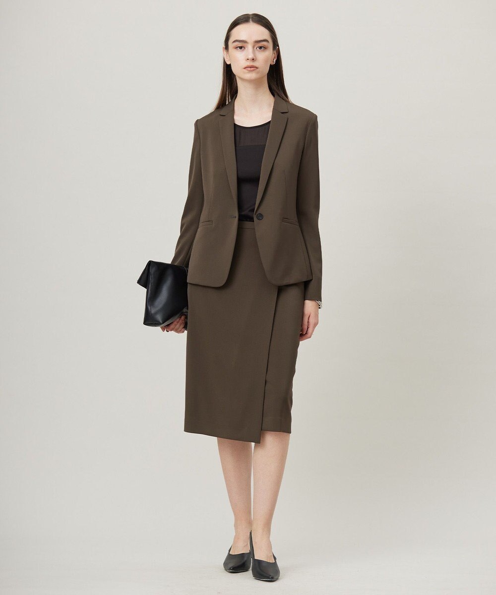 ICB L 【洗える】 PlaXフィラメントジャージー シアーコンビカットソー 