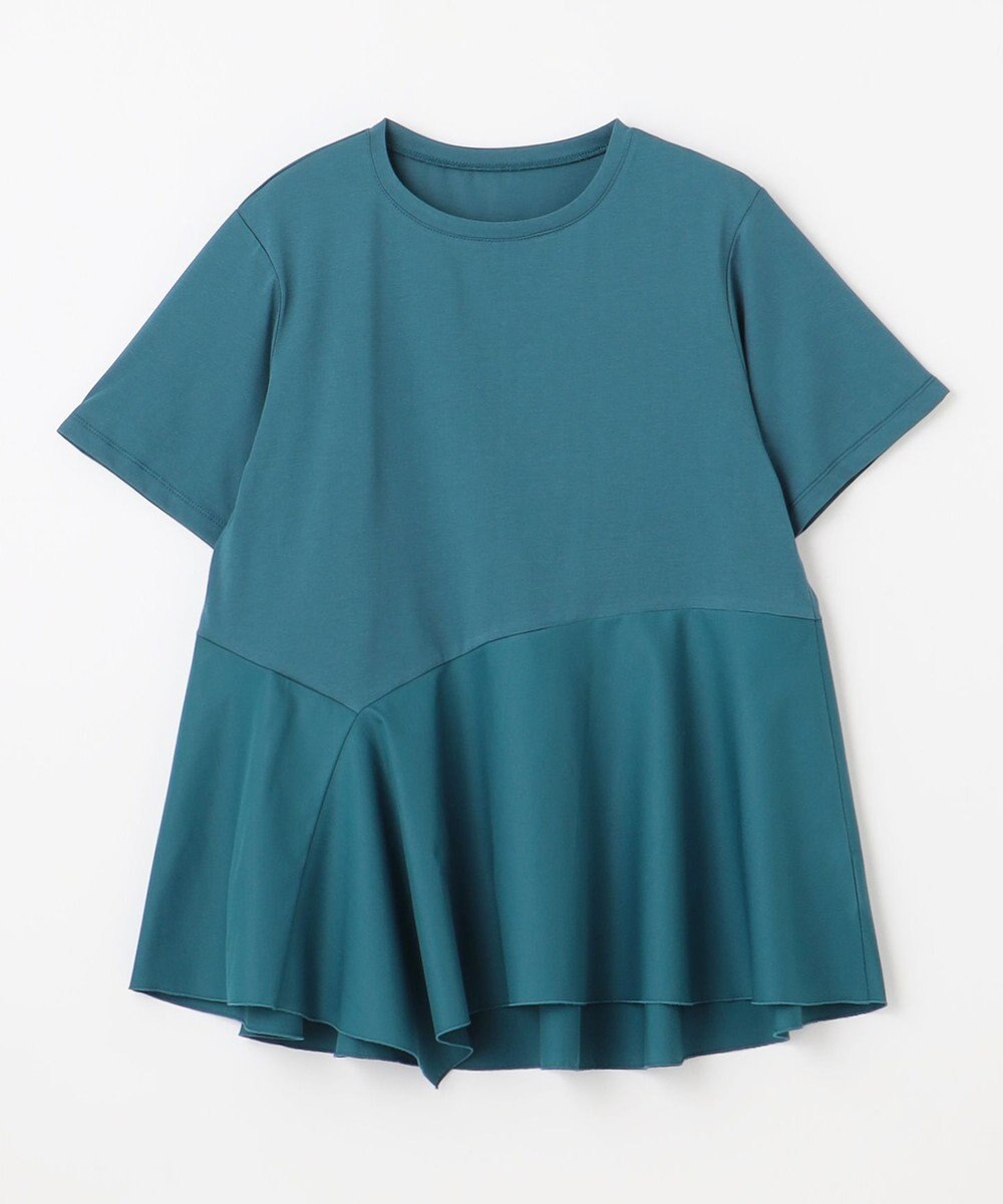 ANY L 【洗濯機可】コンビネーションイレヘムカットソー 