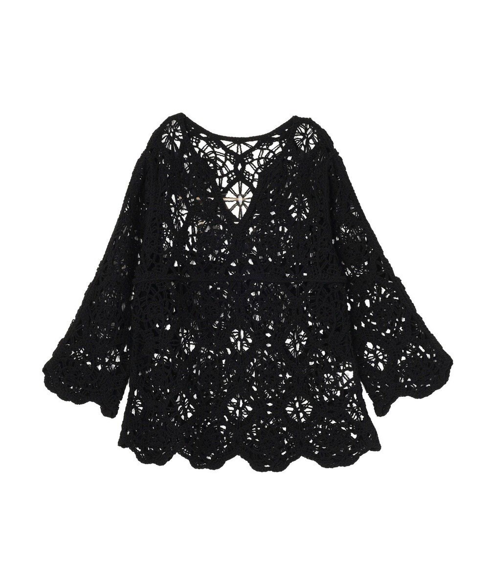 earth music&ecology クロシェ風プルオーバー 