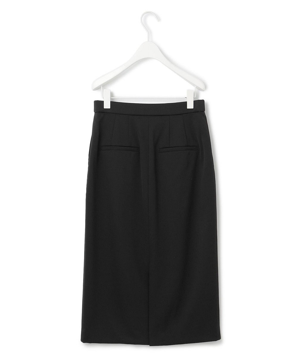 ICB L 【洗える】T/Wベネシャンストレッチ カーブスカート 