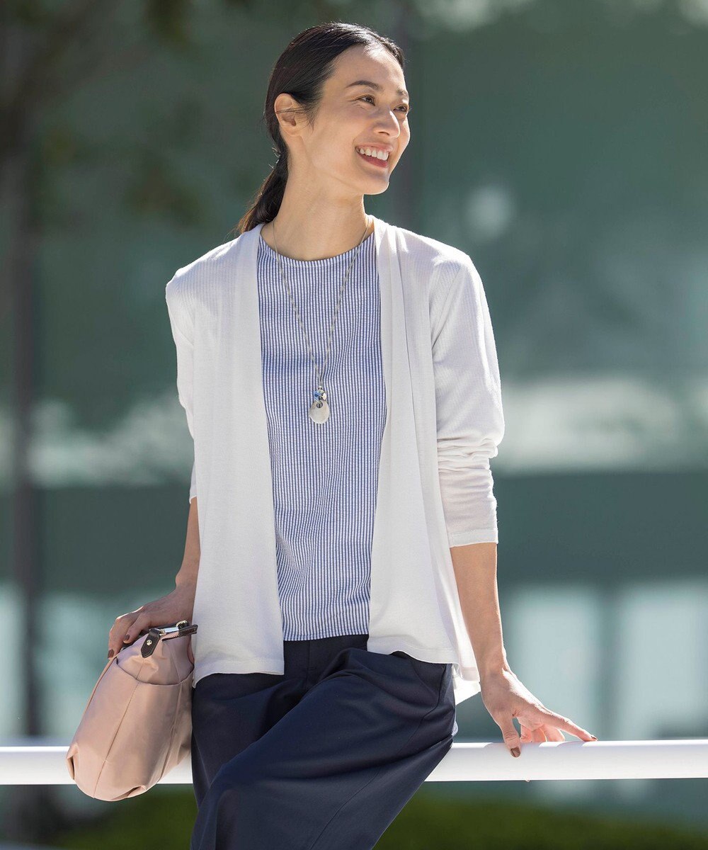 J.PRESS LADIES マーブルカーブ ネックレス 