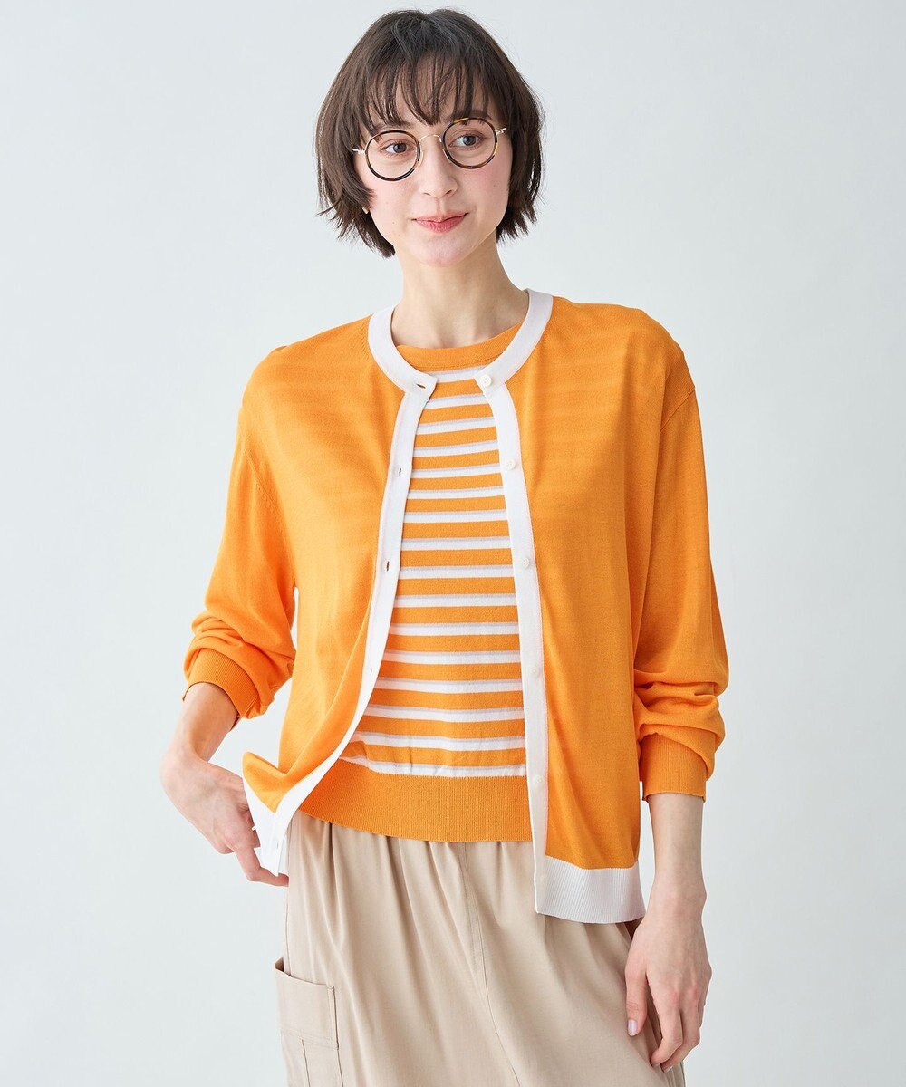 ANY ツインニットセット（ノースリーブニット＋カーディガン） 