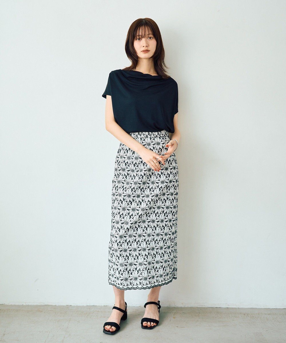 YECCA VECCA 【接触冷感】ドレープカットトップス 
