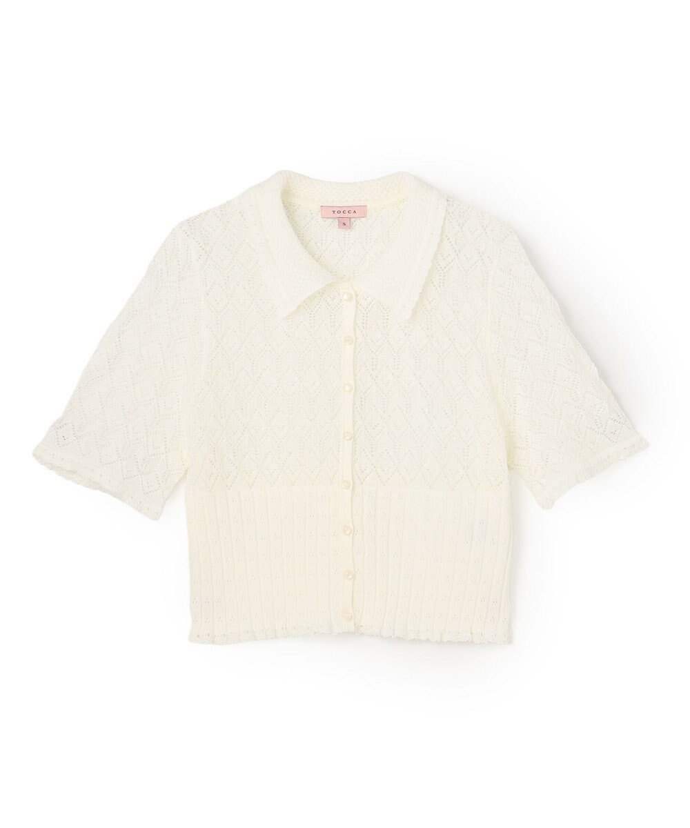 TOCCA 【星風まどかさん着用】SPIDER LACE KNIT レースニットカーディガン 