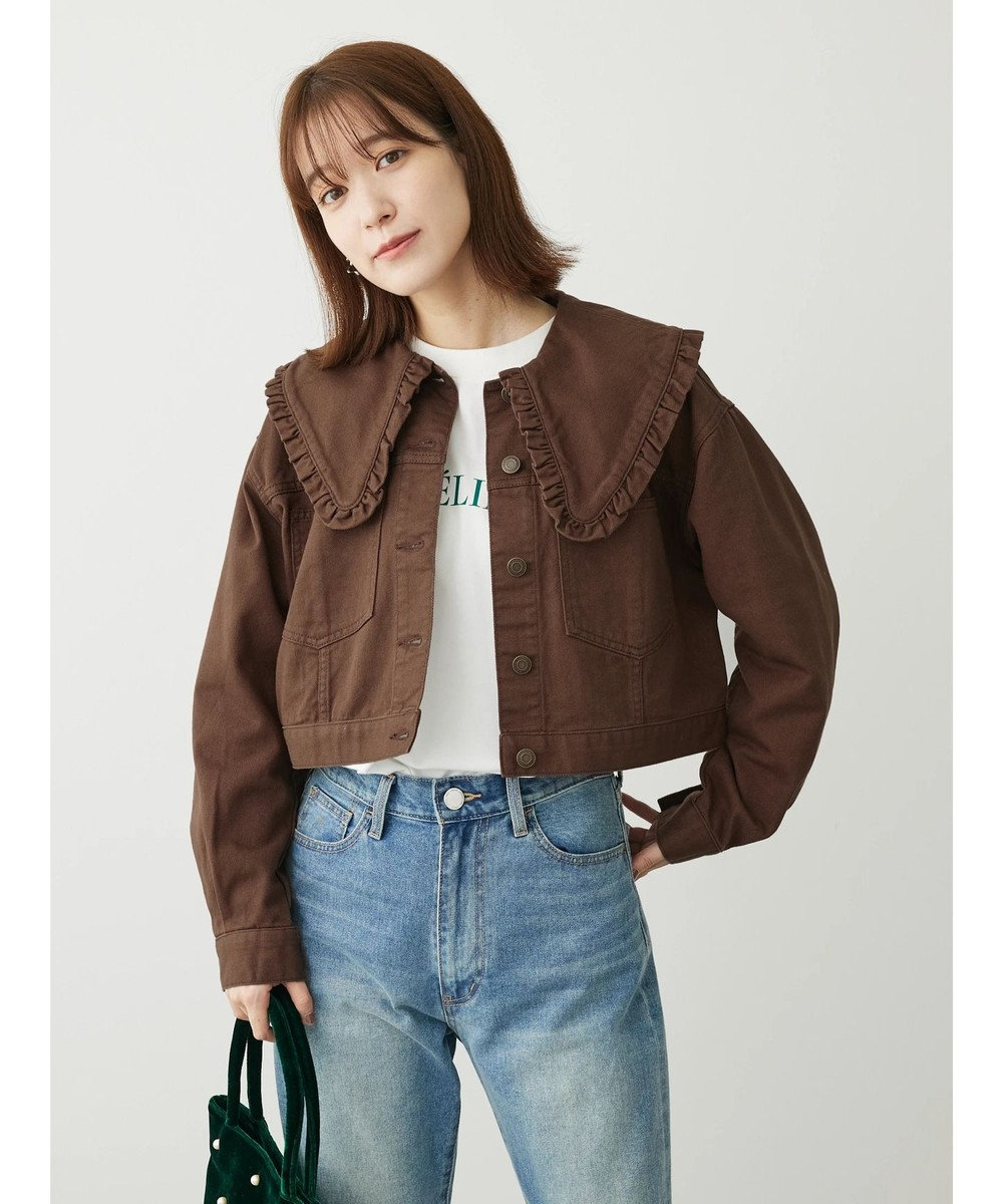 Green Parks ・Ｄｏｕｂｌｅ　Ｆｌａｇｓ　フリルカラージャケット 