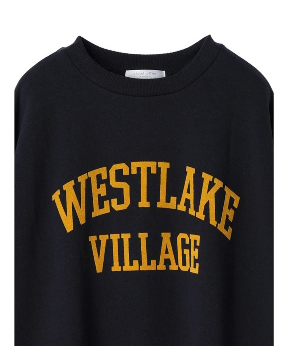 Green Parks 裏起毛フロッキーロゴプルオーバー 