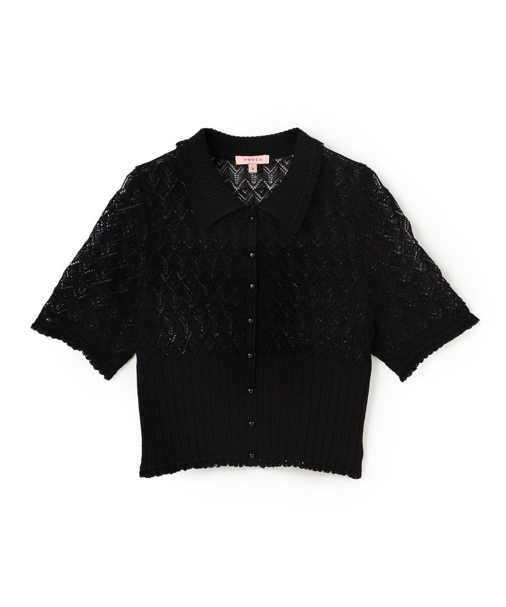 TOCCA 【星風まどかさん着用】SPIDER LACE KNIT レースニットカーディガン 