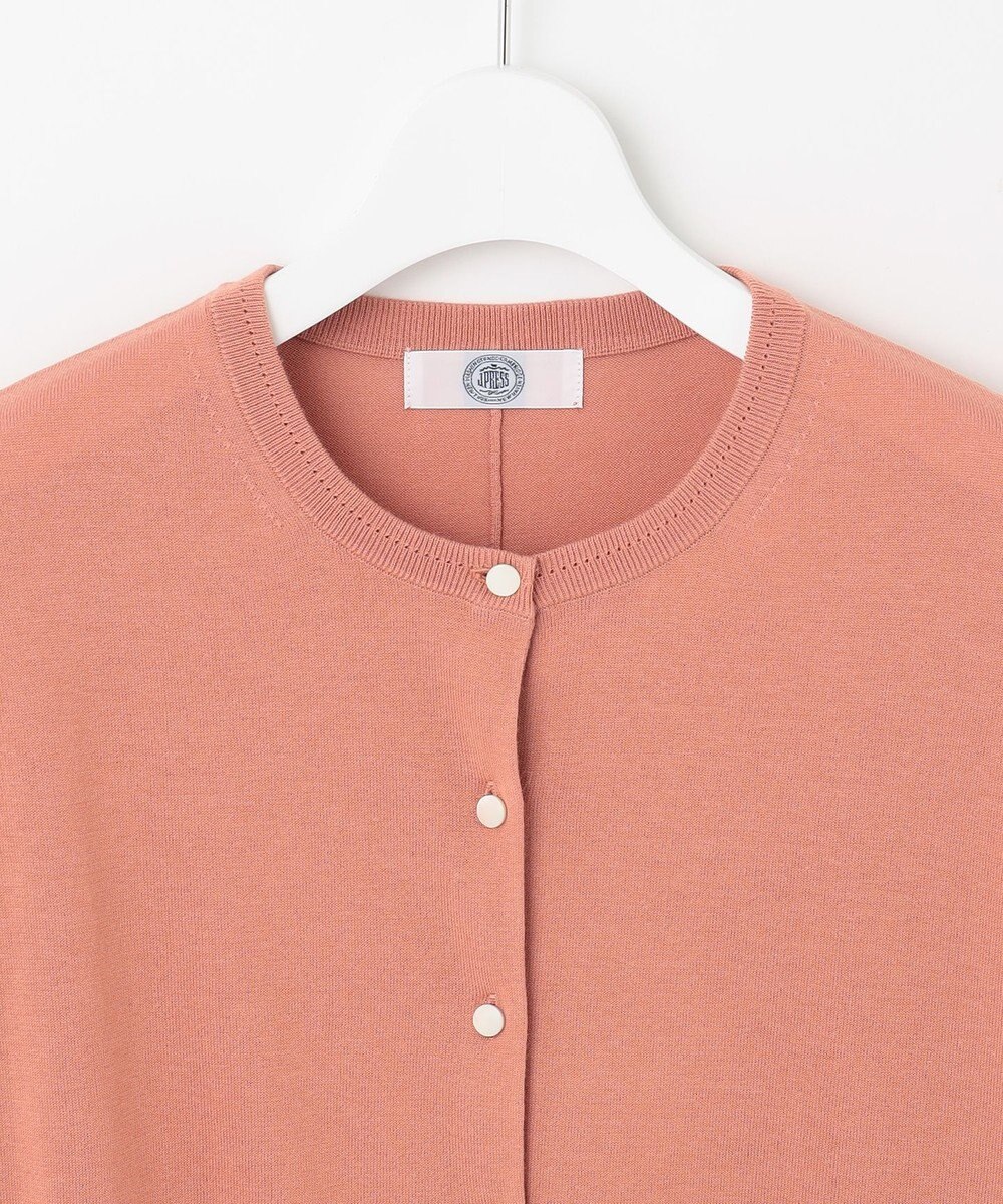 J.PRESS LADIES 【洗える・抗菌防臭】コットンアセテート ドルマン カーディガン 