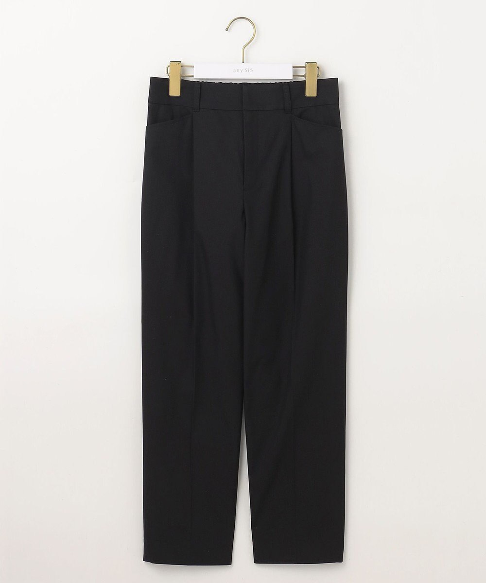 ANY SIS 【接触冷感・UVカット・撥水】クールタッチテーパード パンツ 