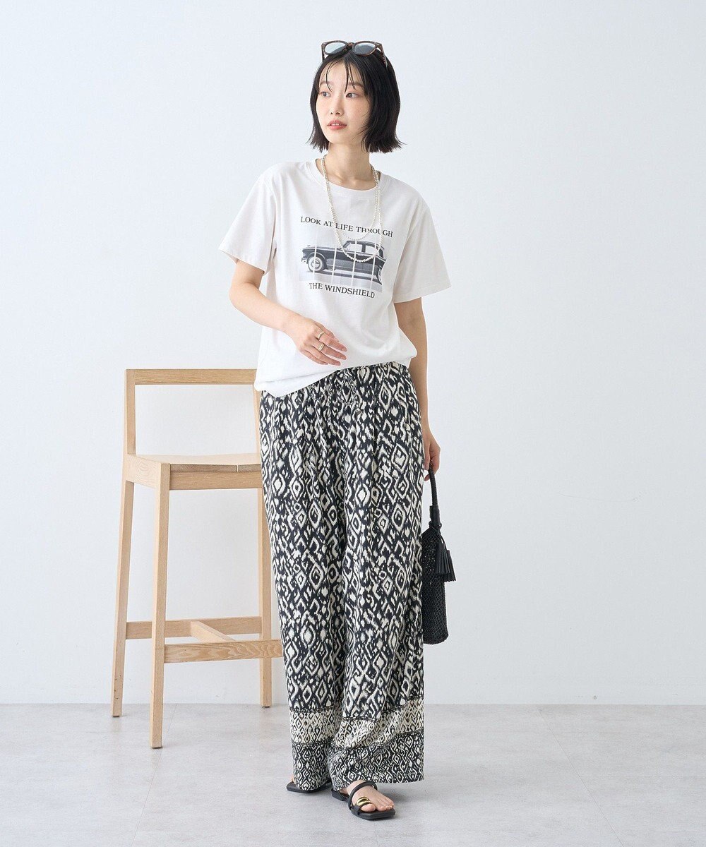 AMERICAN HOLIC フォト&レタリングプリントTシャツ 